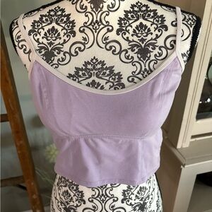 Lavender Cropped Tank Top by Aerie